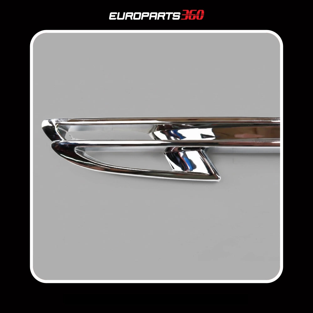 Bentley Flying Spur Chrome Fender Air Vent Grills Set 4W0821941E, 4W0821942E (aftermarket)