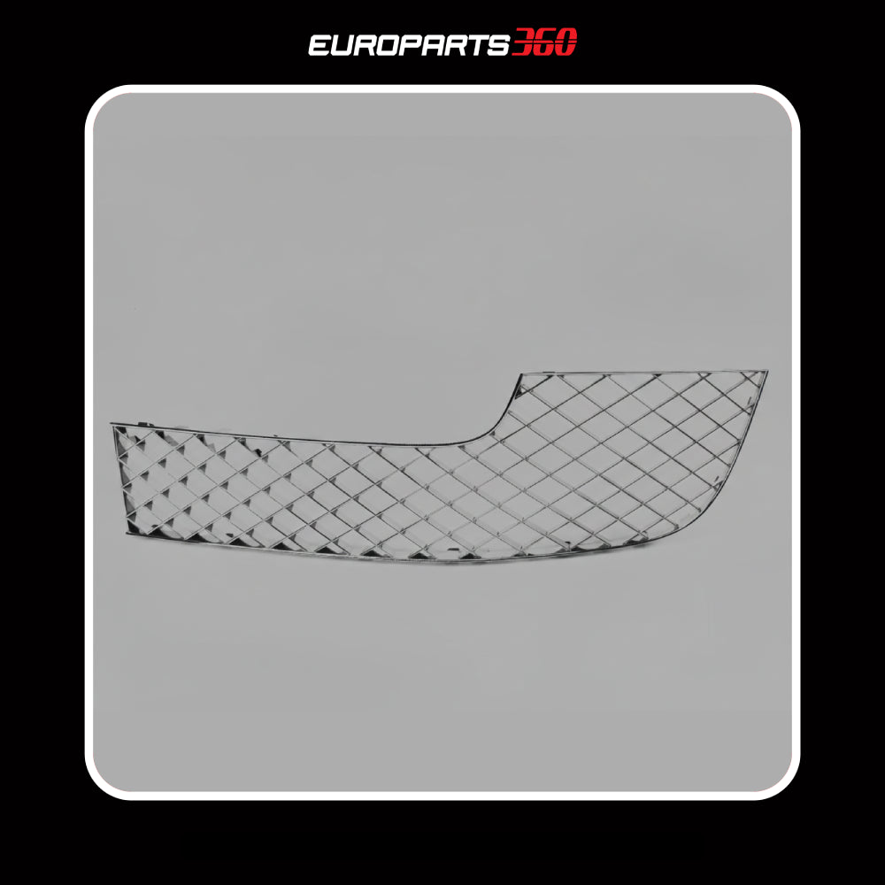 Bentley Continental GT GTC Left Front Center Bumper Grill Chrome 3W3807681 (aftermarket)