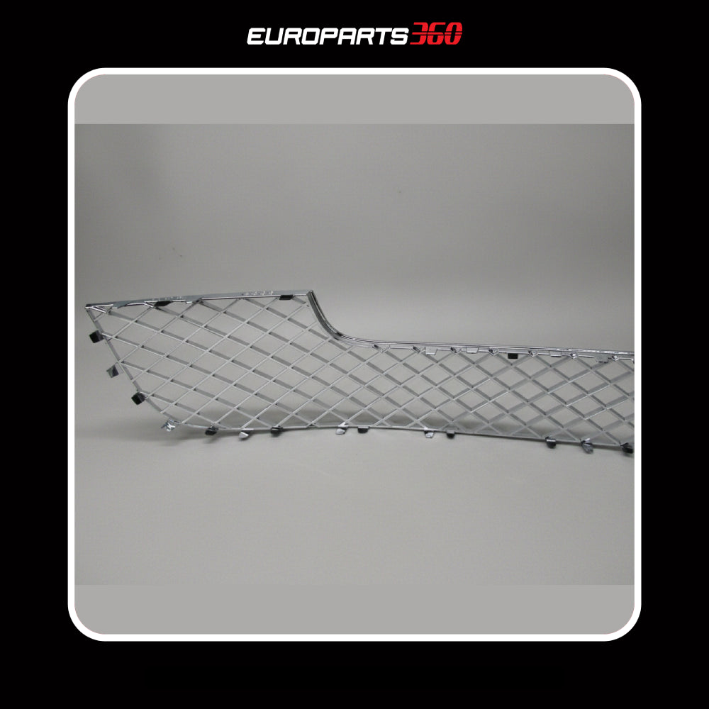 Bentley Continental GT GTC Left Front Center Bumper Grill Chrome 3W3807681 (aftermarket)