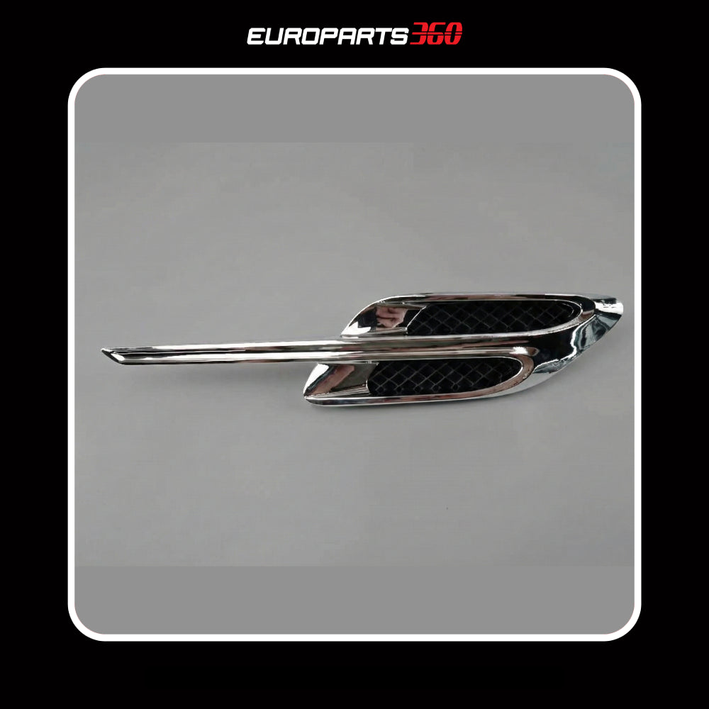 Bentley Continental GT GTC Chrome Right Fender Air Vent Grill 3W3821274B (aftermarket)