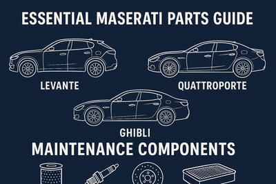 Essential Maserati Parts Guide: Levante, Ghibli,Quattroporte Maintenance Components