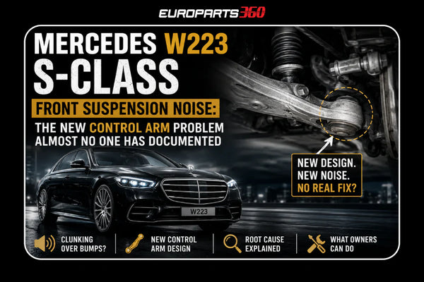 Mercedes W223 S-Class Front Suspension Noise: The New Control Arm Problem Almost No One Has Documented