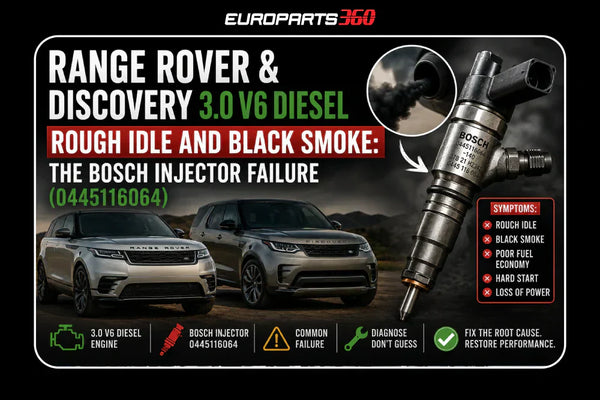 Range Rover & Discovery 3.0 V6 Diesel Rough Idle and Black Smoke: Injector Failure