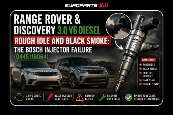 Range Rover & Discovery 3.0 V6 Diesel Rough Idle and Black Smoke: The Bosch Injector Failure (0445116064)