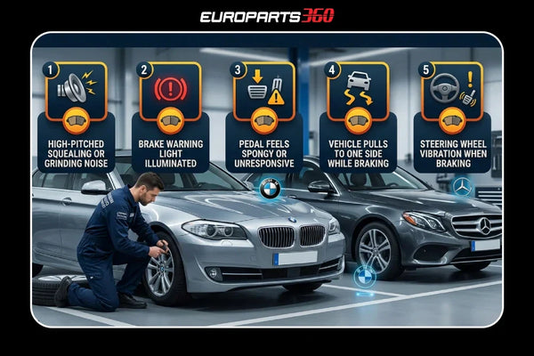 5 Warning Signs Your BMW or Mercedes Needs New Brake Pads
