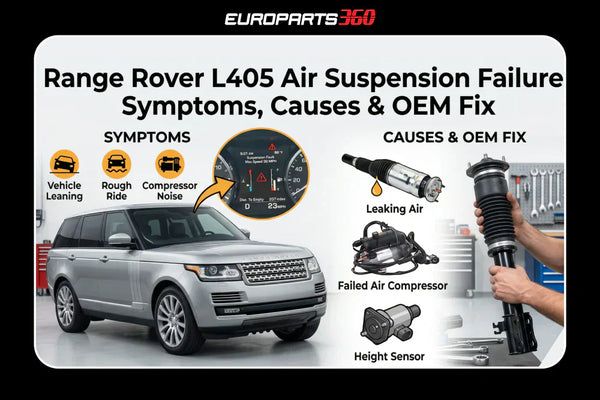 Défaillance de la suspension pneumatique du Range Rover L405 : symptômes, causes et réparation OEM