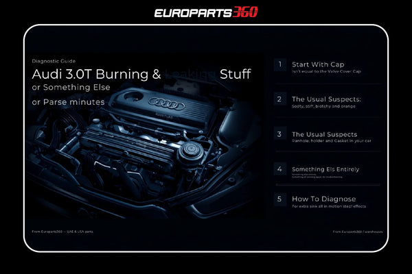 Audi 3.0T Burning and Leaking Oil: Is It the Oil Cap, the Valve Cover Gasket, or Something Else Entirely?