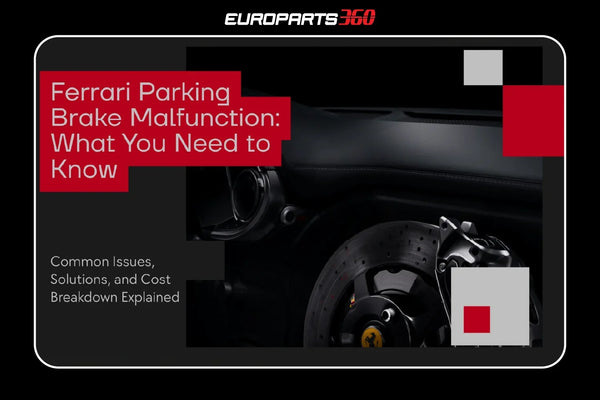 Ferrari Parking Brake Malfunction: Causes, Fixes, Reset Procedures & Costs