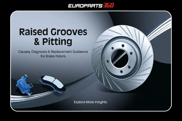 How to fix squeaky brakes, Raised Grooves and Pitting on Brake Rotors