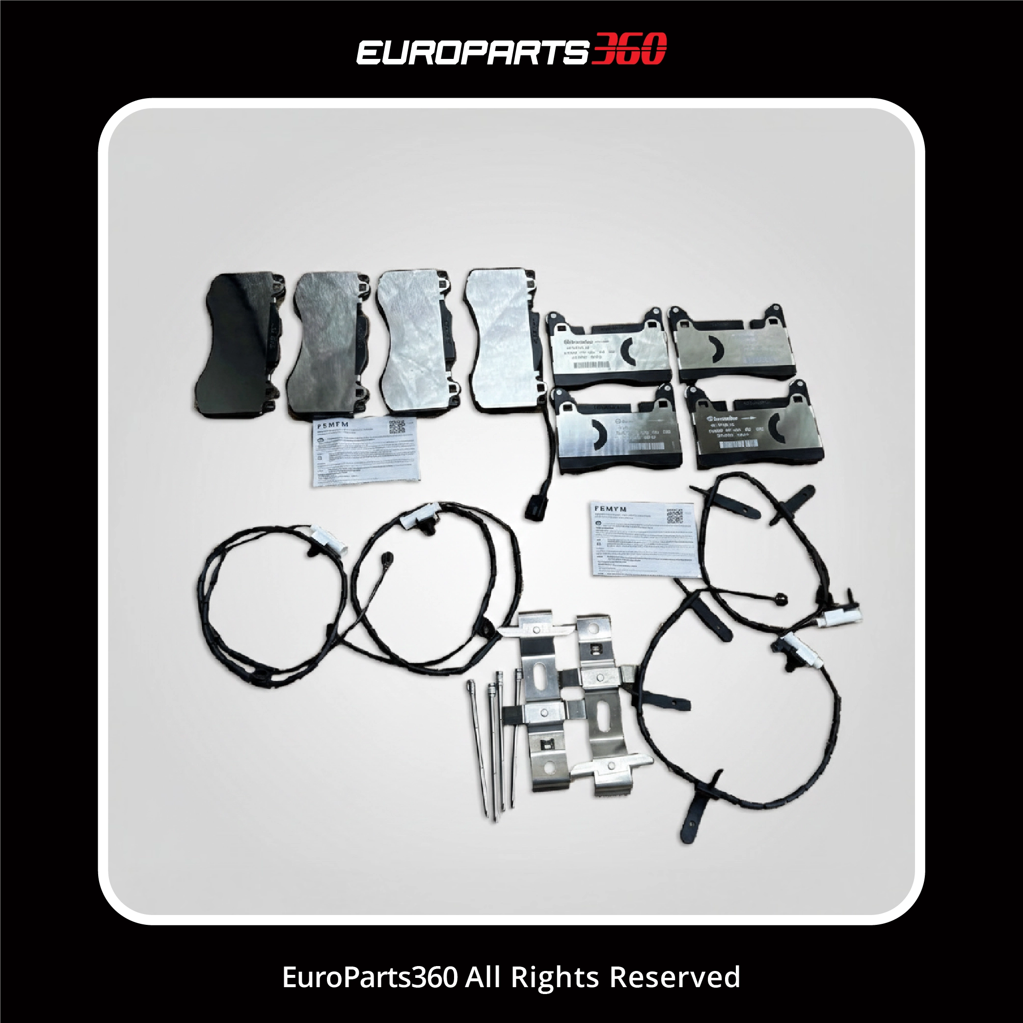 Aston Martin Db11 Front/Rear Brake Pads Set HY532C562BC, HY532D007BC (2016-2026)