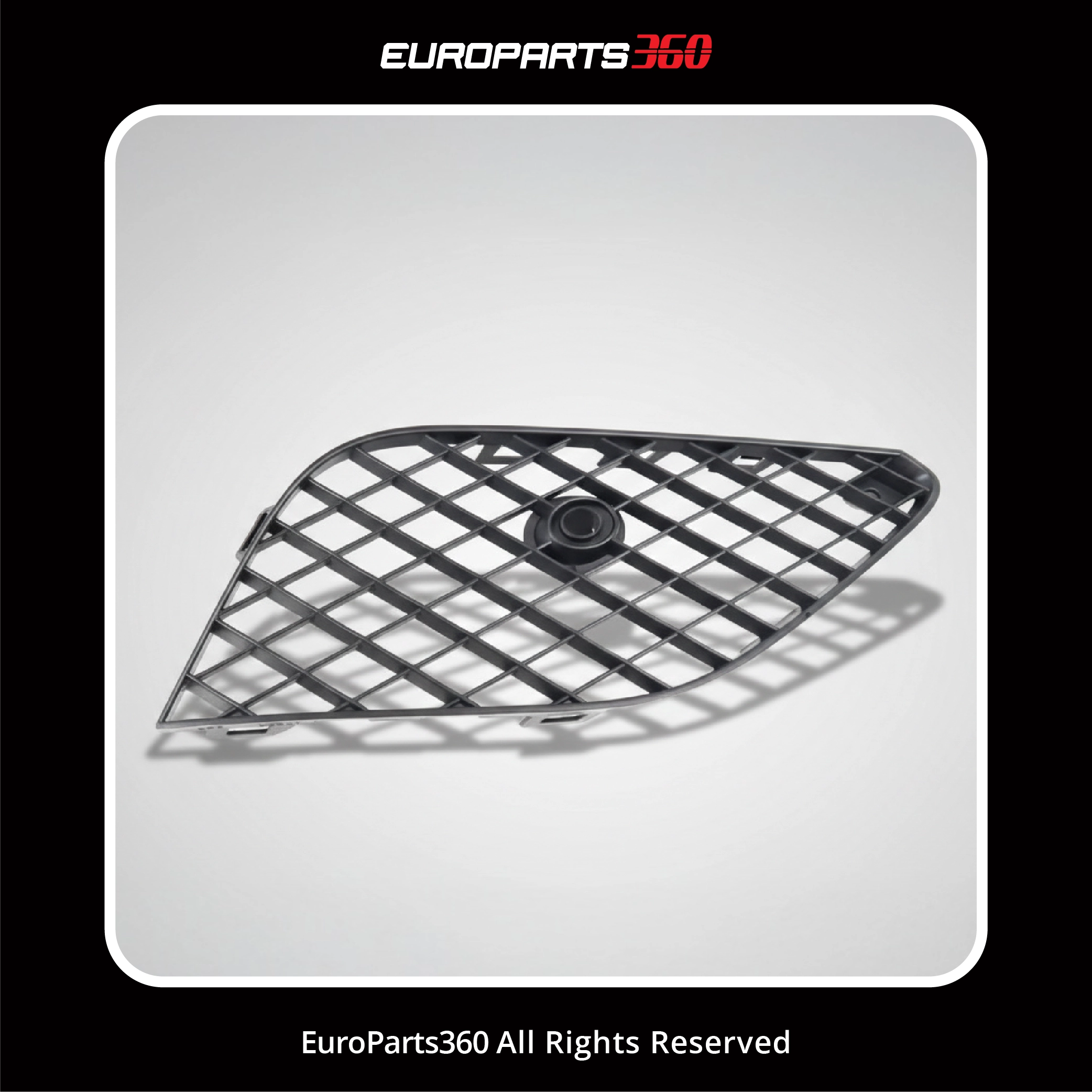 Bentley Continental GT GTC Front Bumper Right Side Grill 2016-2018 3W3807648 / 3W3807648D (aftermarket)