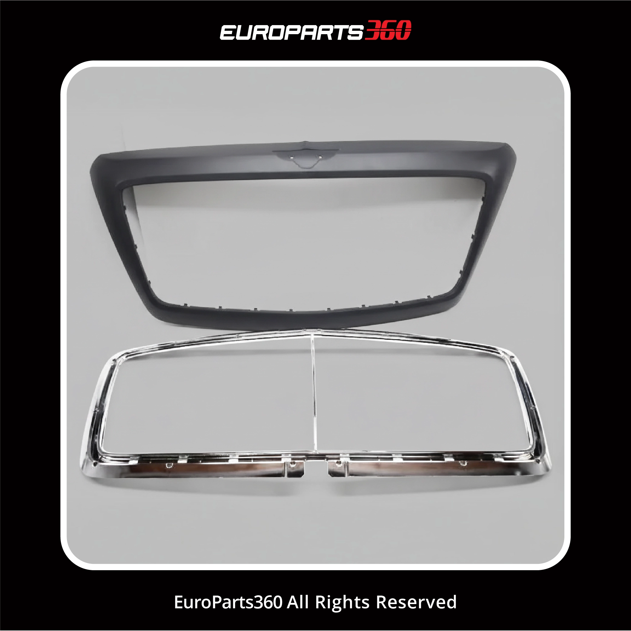 Bentley Bentayga Front Grille Frame Chrome 36A853653A, 36A853667F (aftermarket)