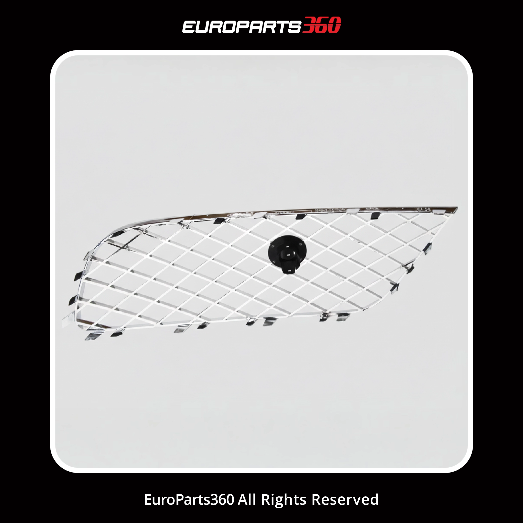 Bentley Continental GT GTC S V8 Left Front Bumper Chrome Grill 2012-2015 3W3807647C (aftermarket)