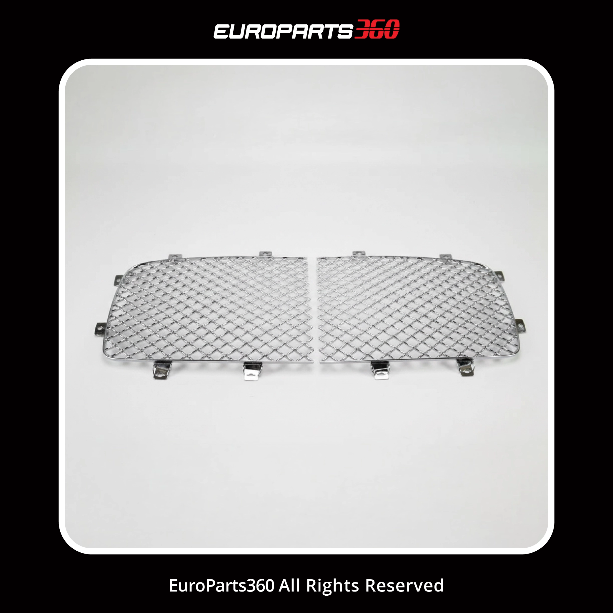 Complete Main Radiator Grille Assembly Bentley Flying Spur (2014-2018) 4-Piece Set (aftermarket)