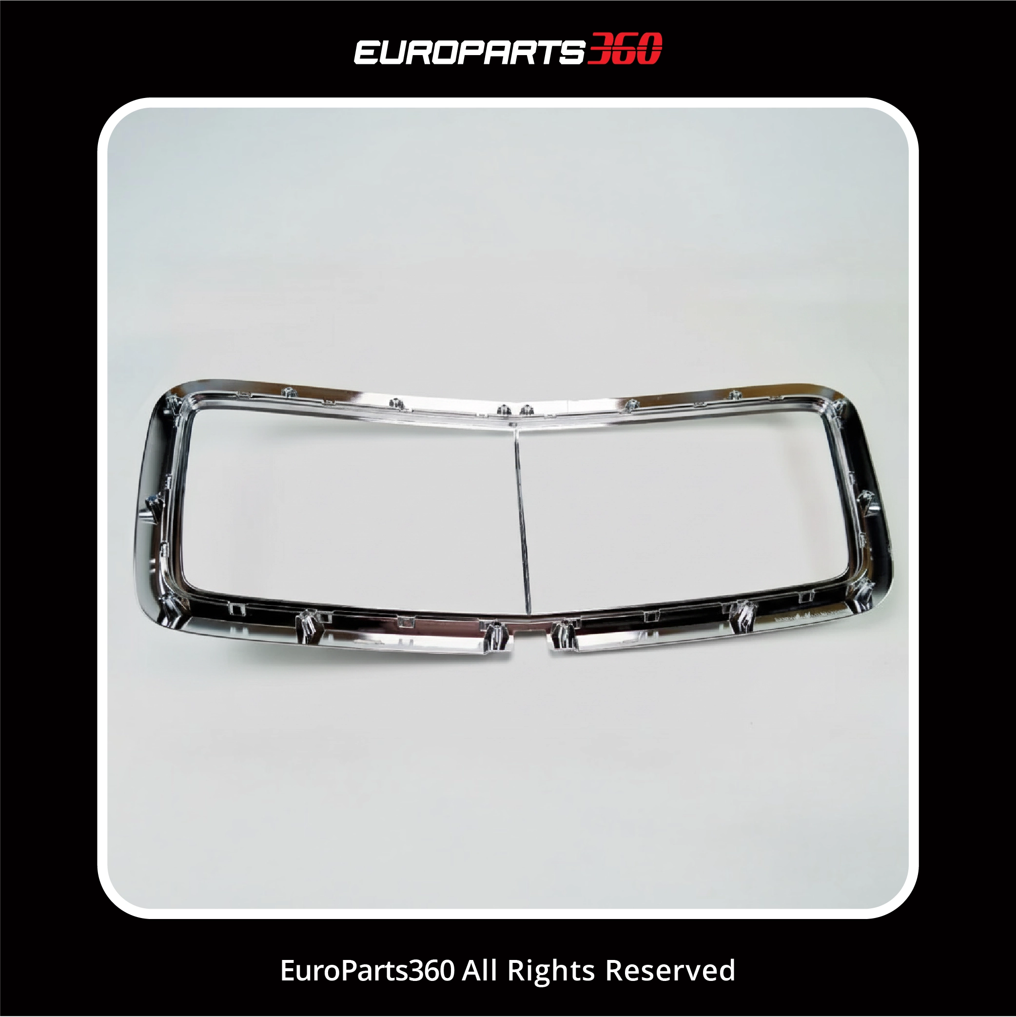 Bentley Bentayga Front Center Grille Inserts & Chrome Trim Complete Set 2016-2020 36A853683, 36A853684 & 36A853667F (aftermarket)