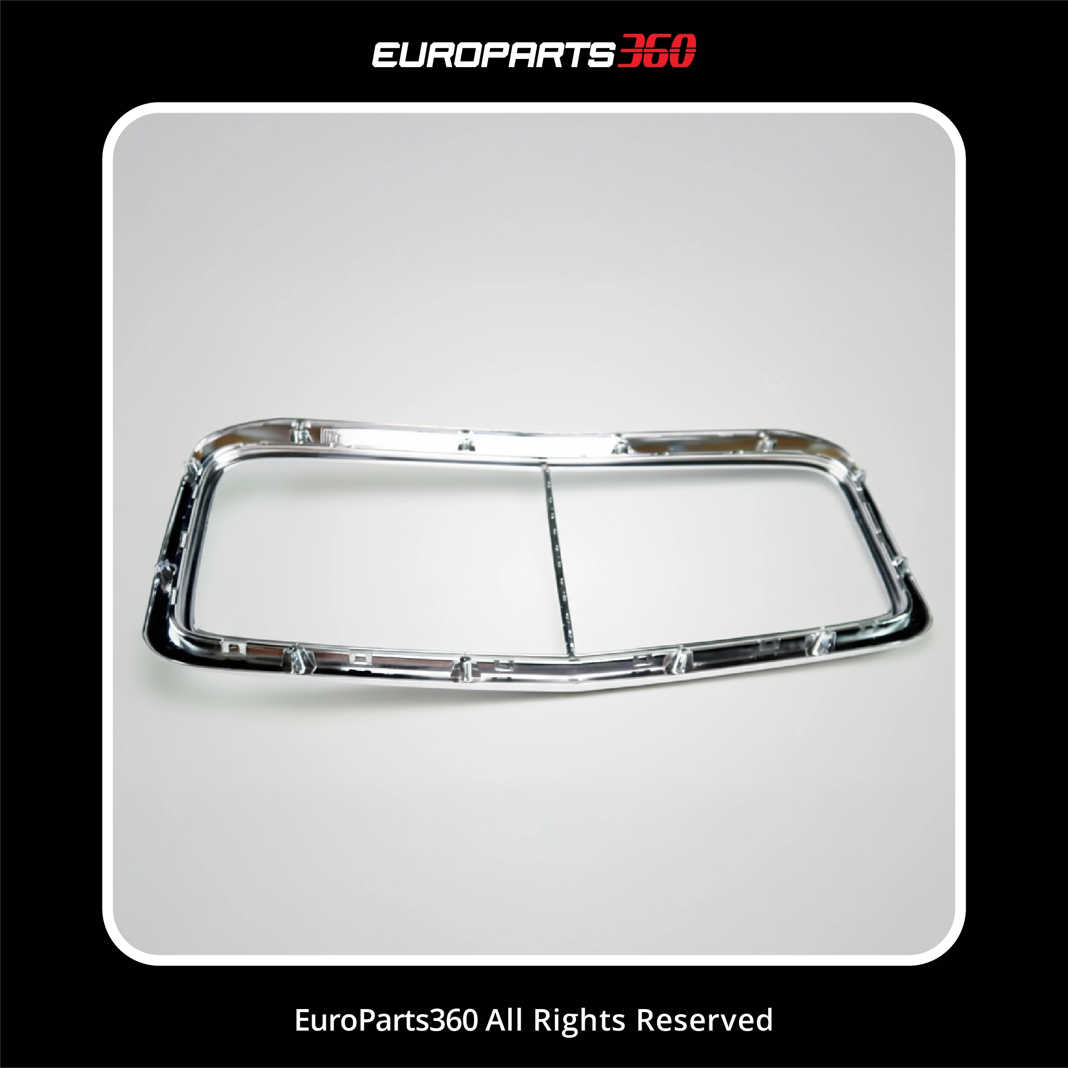 Bentley Flying Spur Main Radiator Grille Surround + Chrome Trim 4W0853653A & 4W0853667 (2014–2018) (aftermarket)