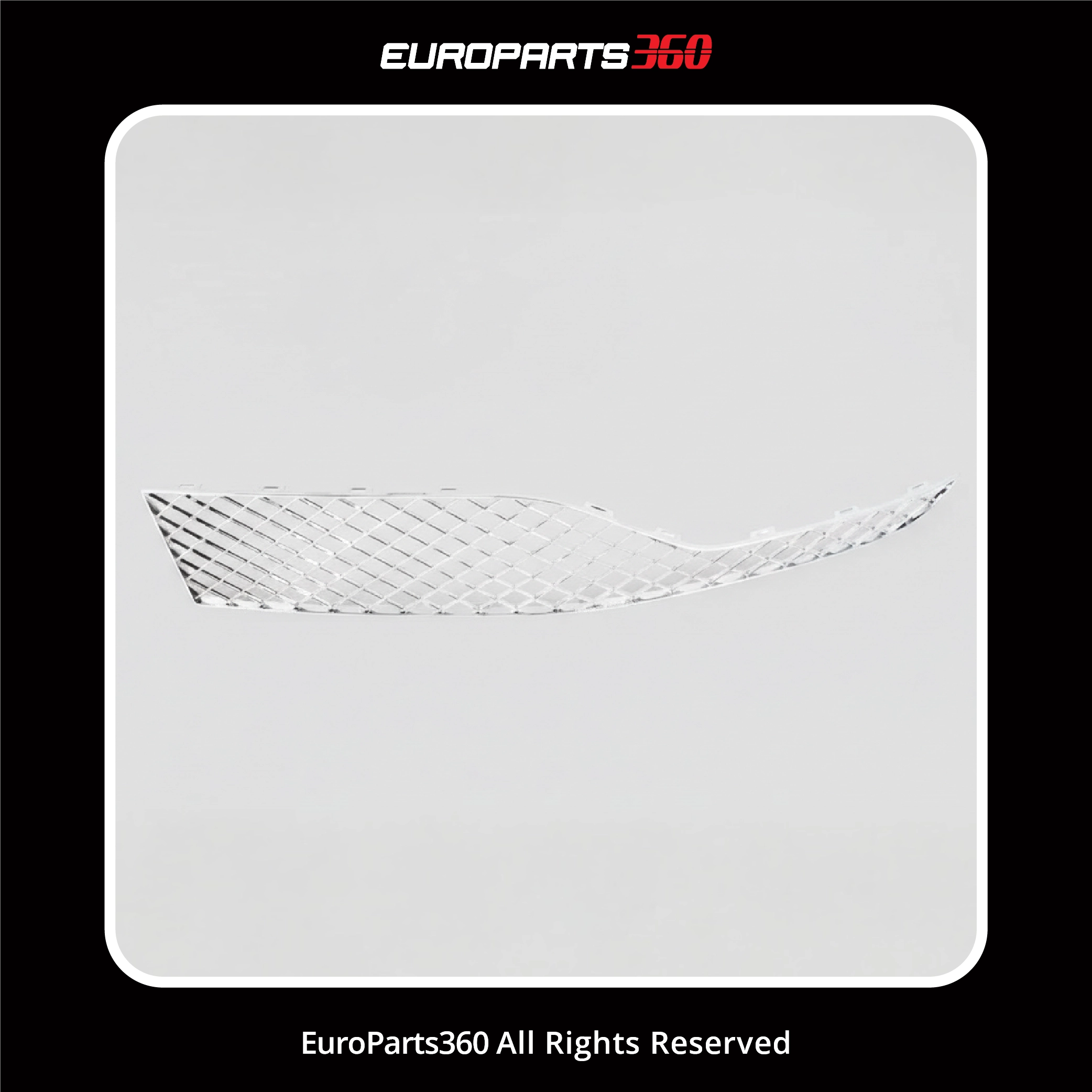 Bentley Continental GT GTC Complete Front Bumper Chrome Grills 4-Piece Set 2016-2018 (aftermarket)