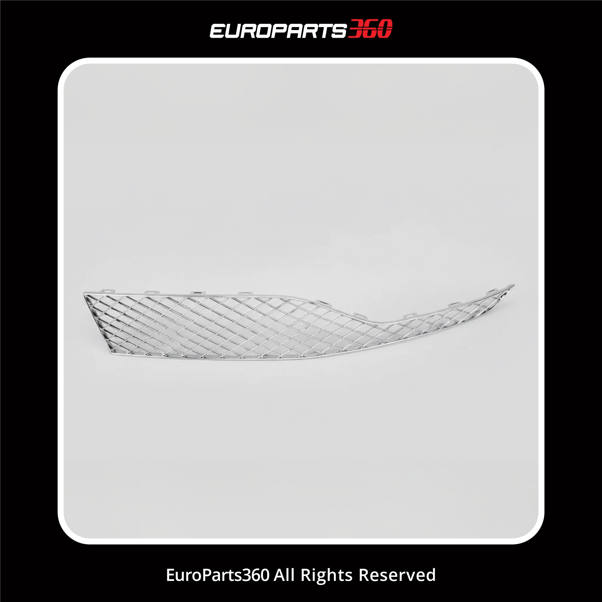 Bentley Continental GT GTC Front Bumper Center Grill Set Chrome 3W3807681, 3W3807682 2016-2018 (aftermarket)