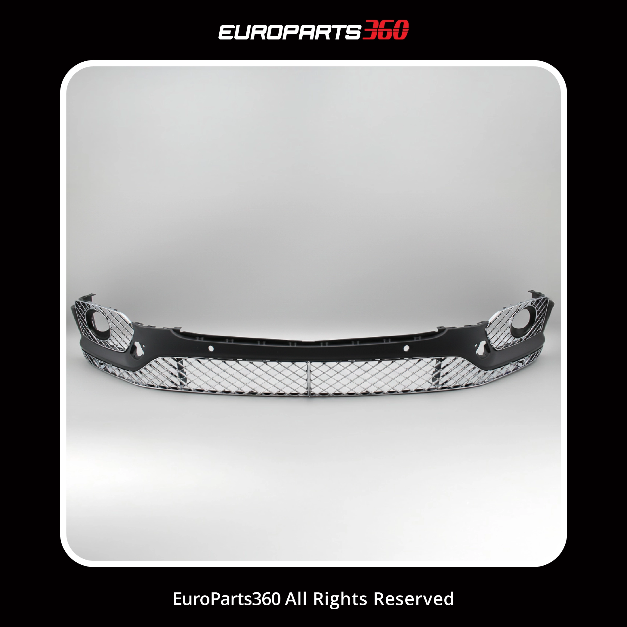 Bentley Bentayga Front Bumper Cover with Grilles Complete Assembly  2016-2020 (aftermarket)