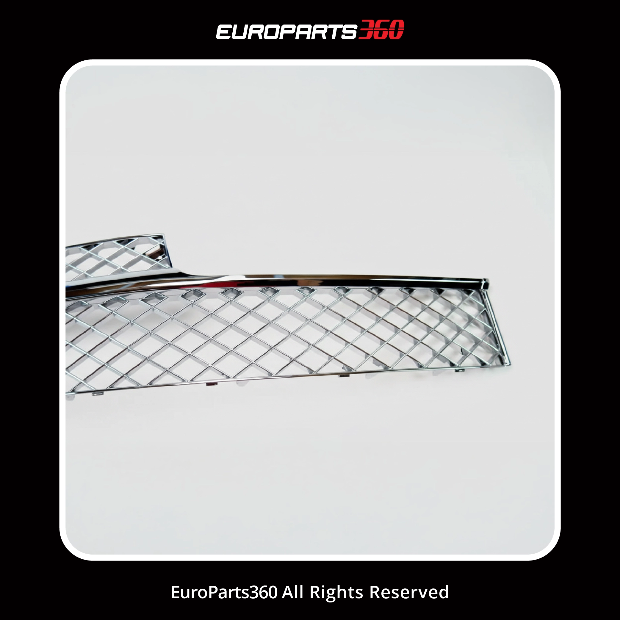 Bentley Continental Flying Spur Right Front Bumper Chrome Grille 2014-2019 4W0807648 (aftermarket)