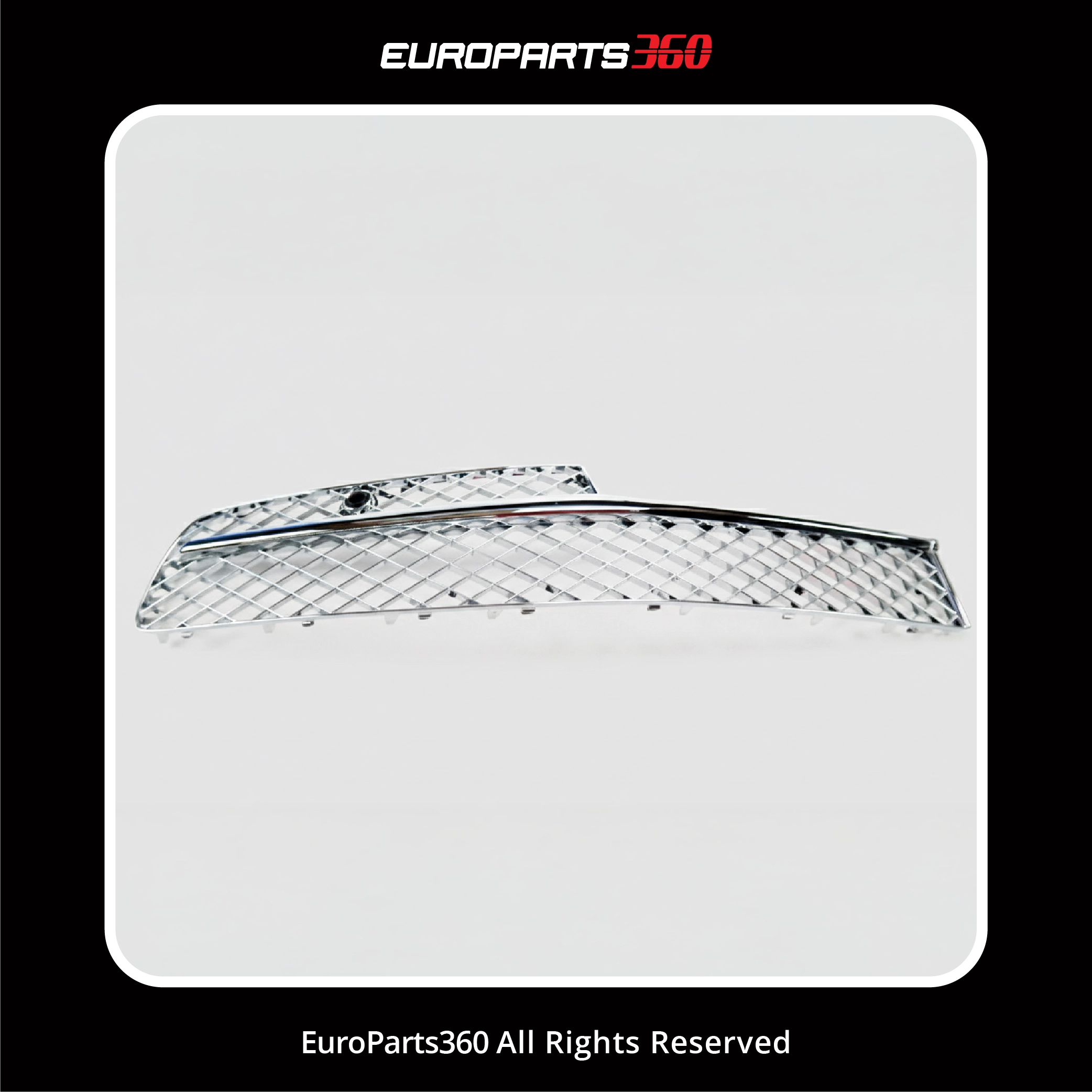 Bentley Continental Flying Spur Right Front Bumper Chrome Grille 2014-2019 4W0807648 (aftermarket)