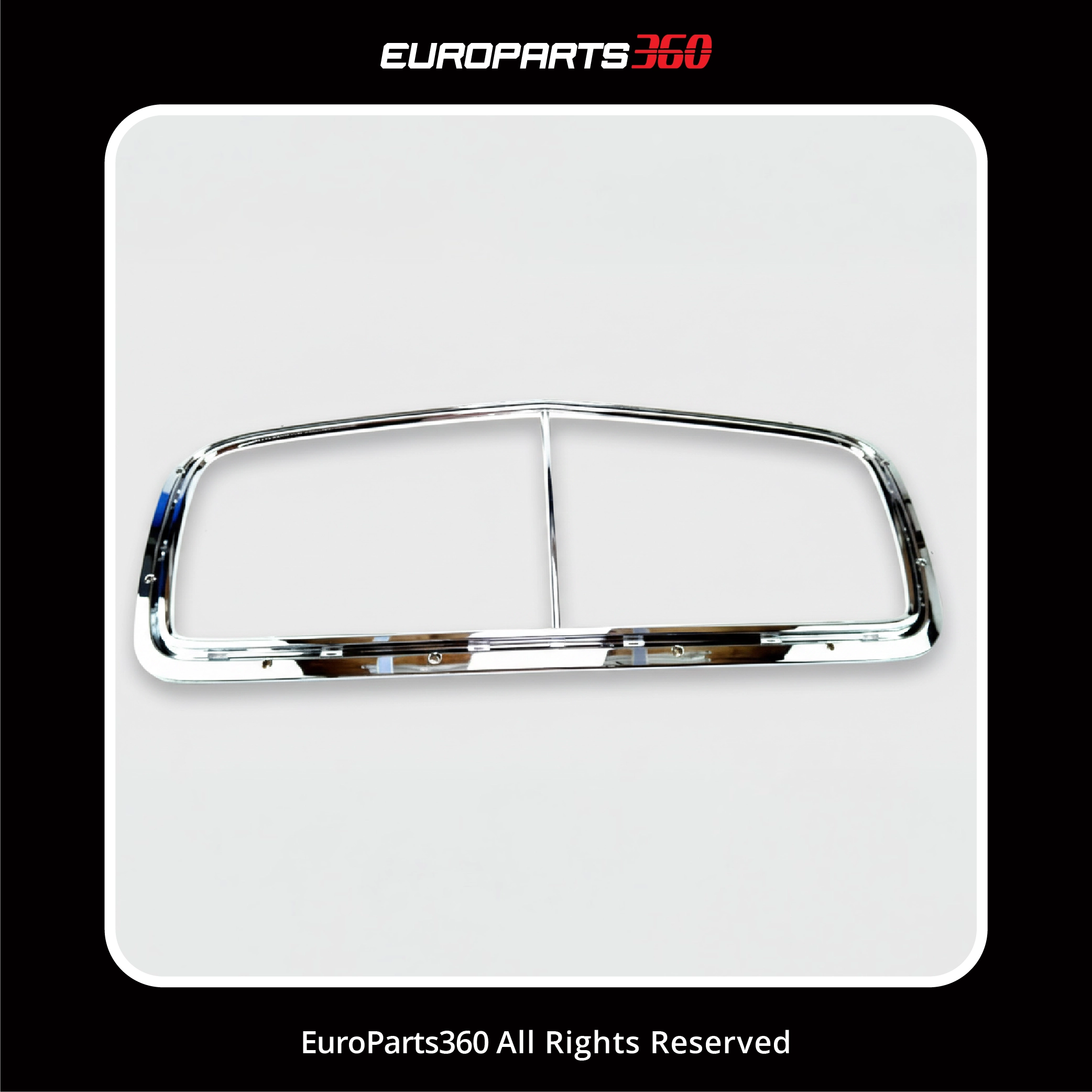 Bentley Continental Flying Spur Radiator Chrome Trim with Grille Inserts Complete Set 2014-2019 (aftermarket)