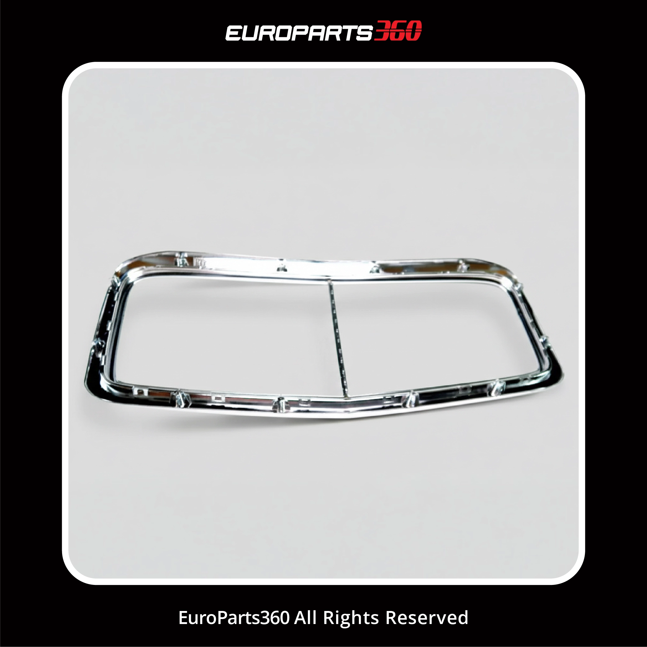 Bentley Continental Flying Spur Radiator Chrome Trim with Grille Inserts Complete Set 2014-2019 (aftermarket)