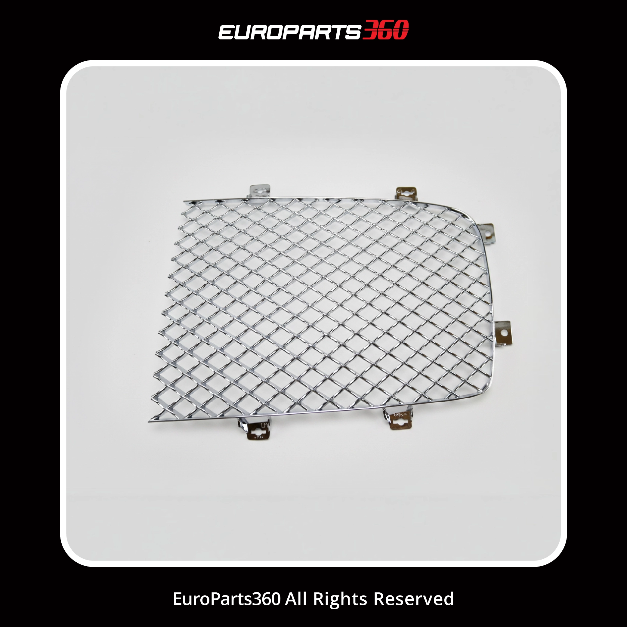 Bentley Continental Flying Spur Main Radiator Chrome Grille Inserts 4W0853683, 4W0853684  2014-2019 (aftermarket)