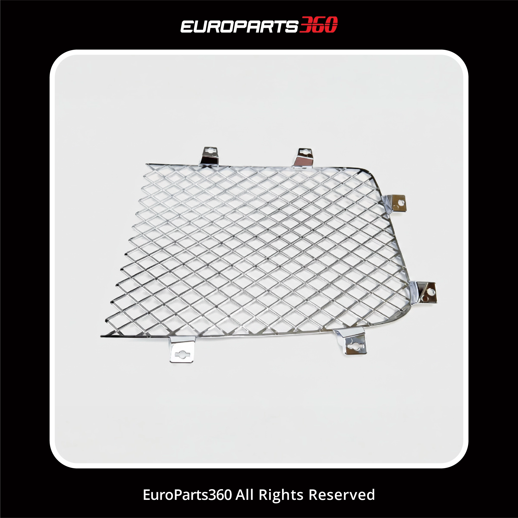 Bentley Continental Flying Spur Main Radiator Chrome Grille Inserts 4W0853683, 4W0853684  2014-2019 (aftermarket)