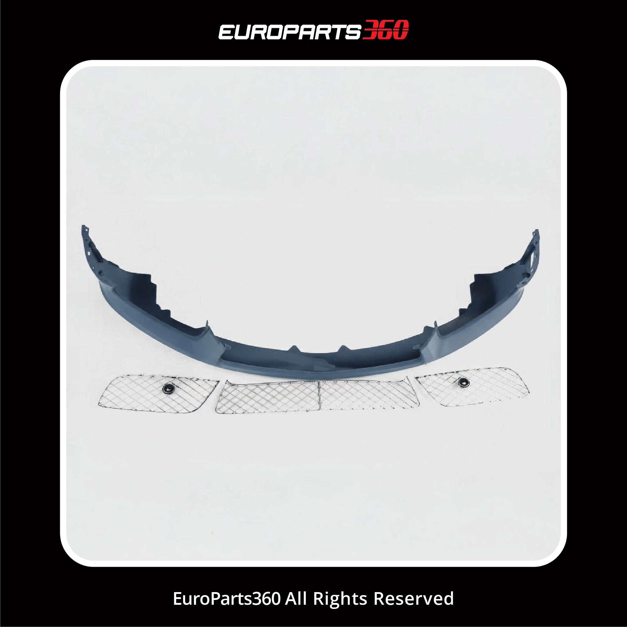 Bentley Continental GT V8 S Front Bumper Kit 2012-2015 (Chrome Grilles)(aftermarket)