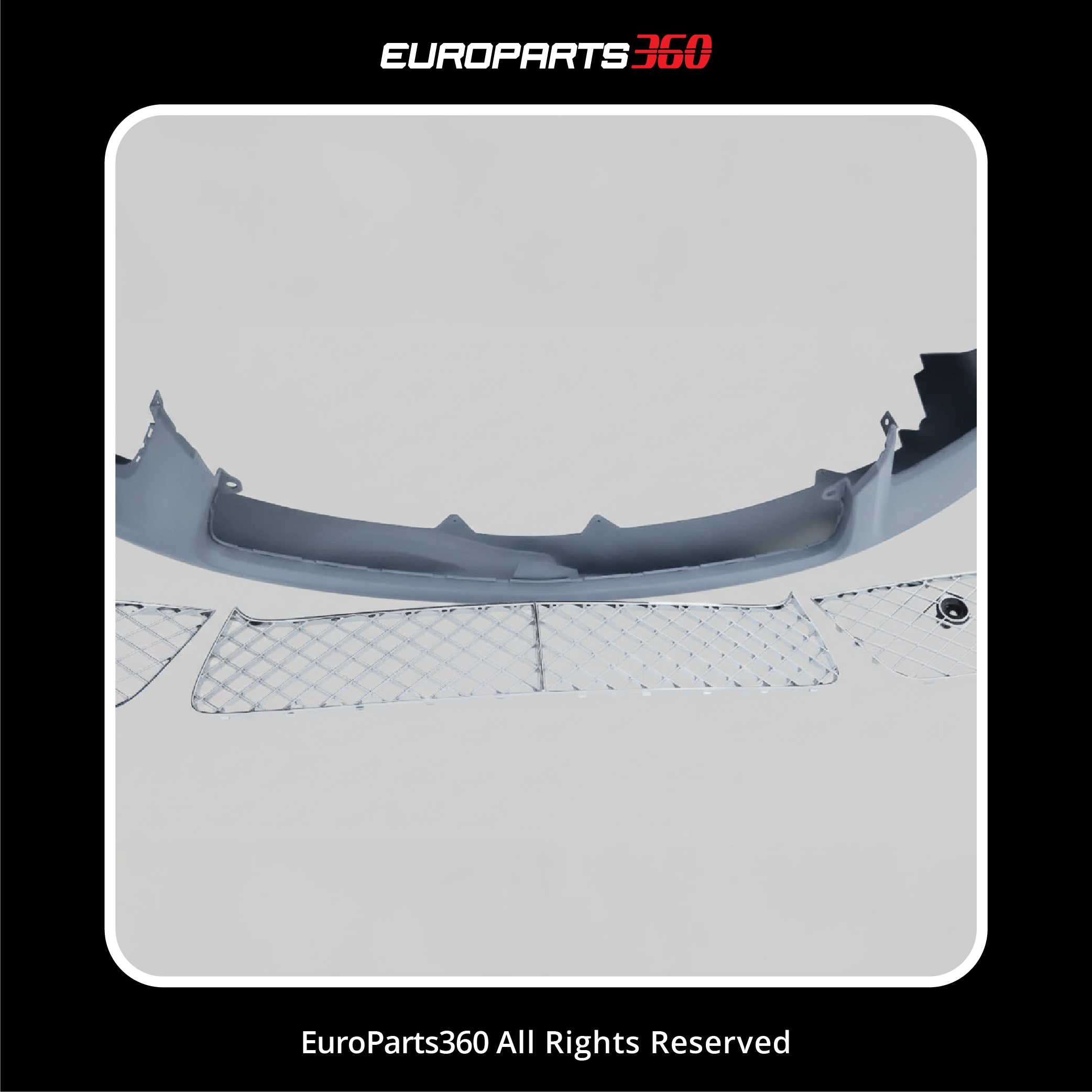 Bentley Continental GT V8 S Front Bumper Kit 2012-2015 (Chrome Grilles)(aftermarket)