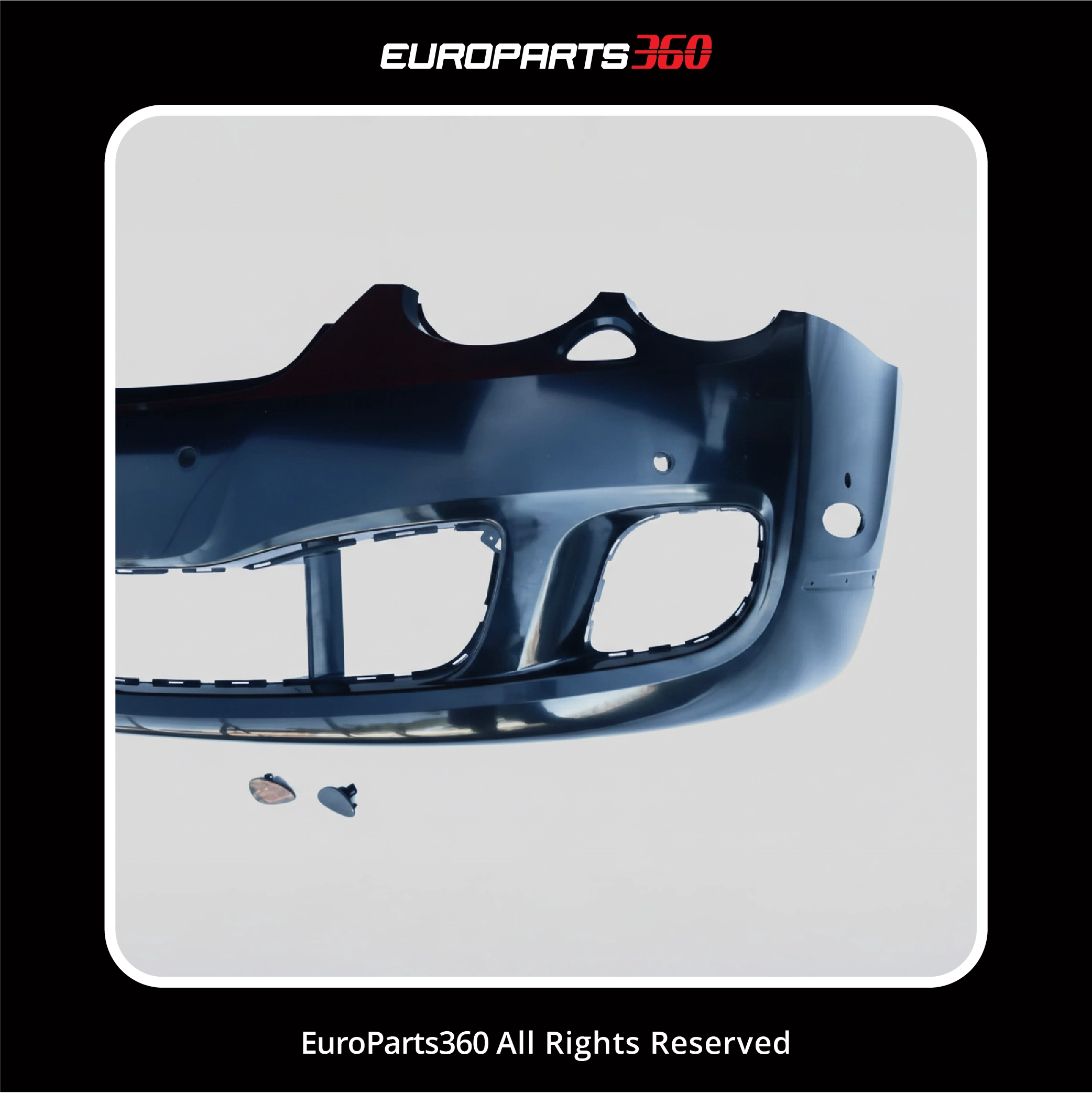 Bentley Flying Spur Speed Front Bumper Kit 2006-2013 (Black Grilles) 3W5807217AC (aftermarket)