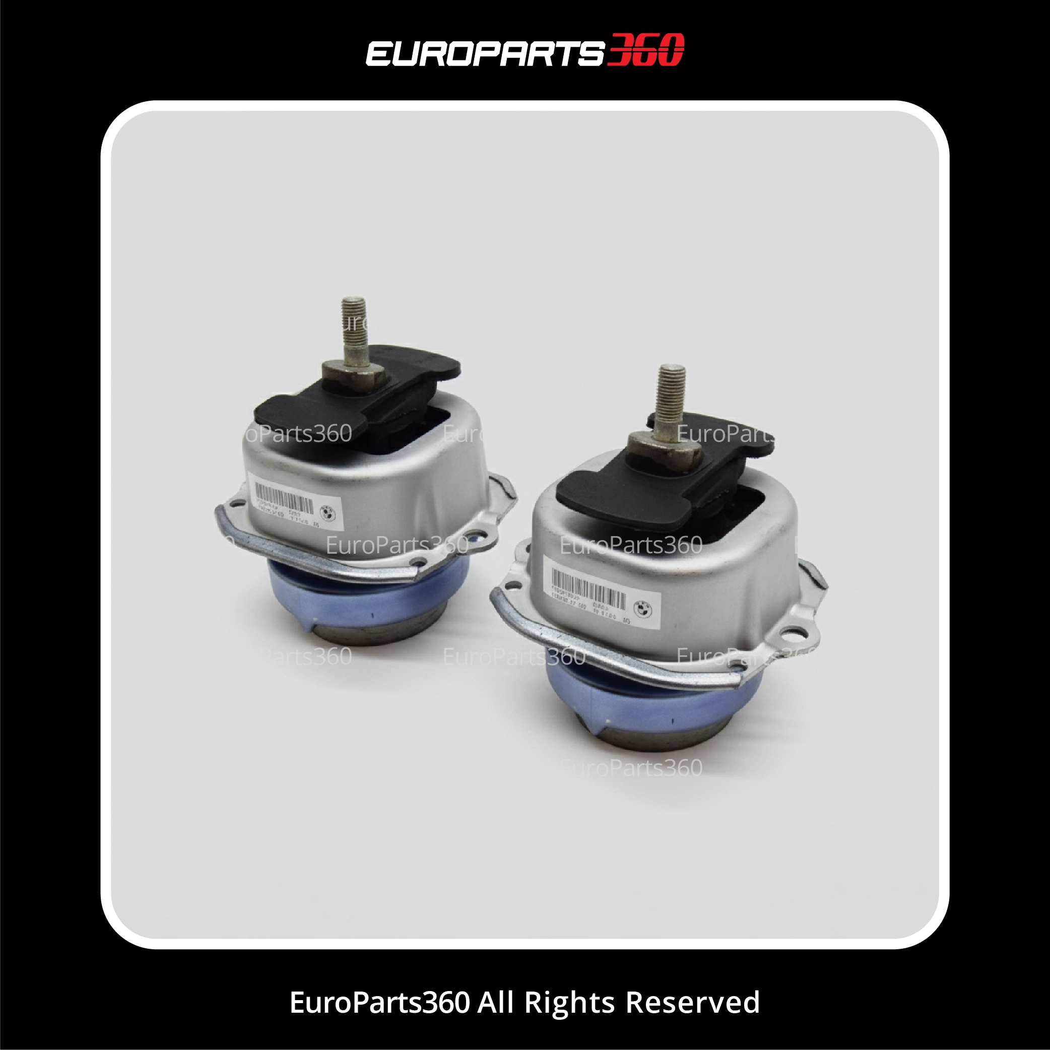 BMW X5 X6 Engine Mount Set Left Right Genuine 22116778191, 22116778192