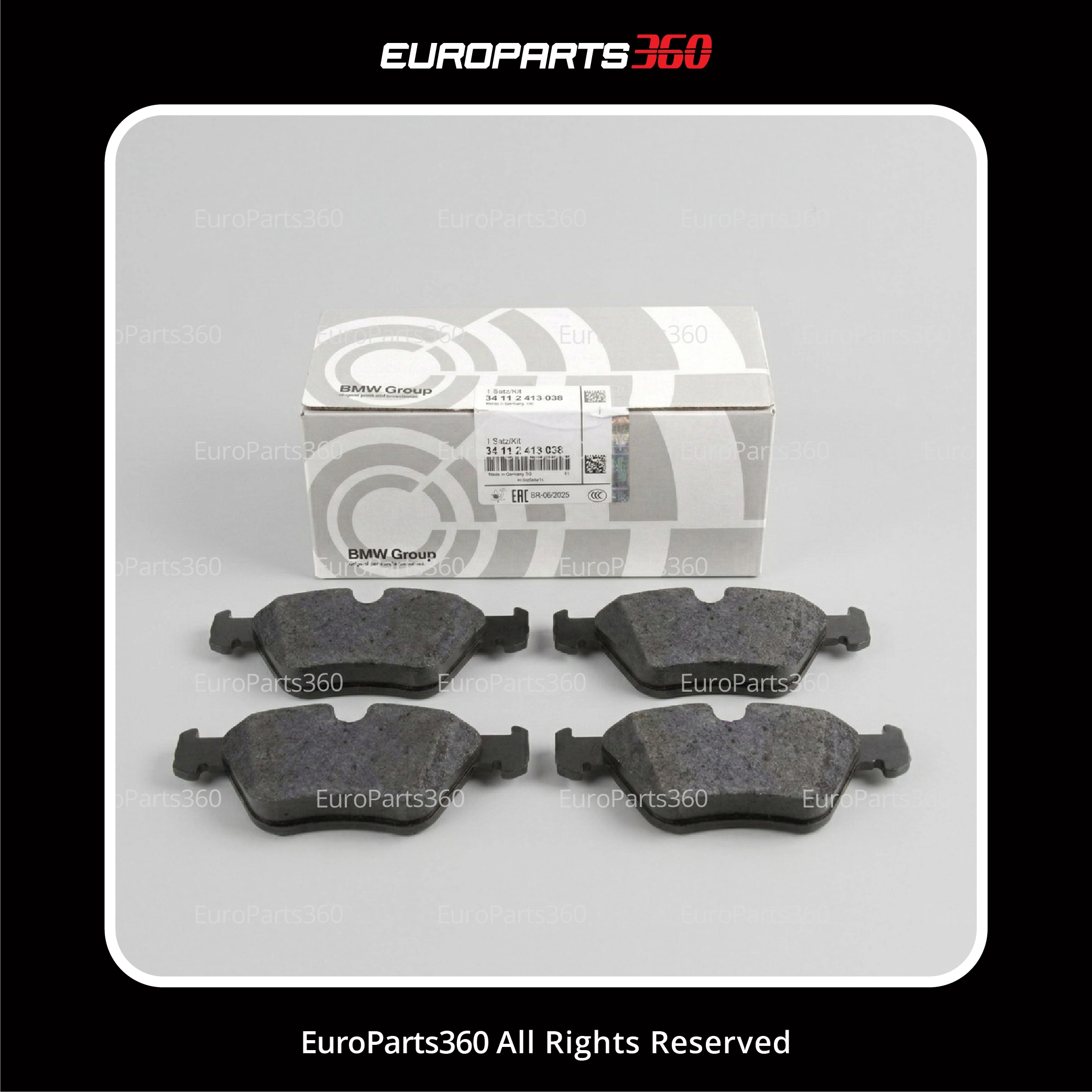 BMW X5 X6 Front Brake Pads with Sensor 34112413038 34356792567