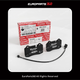 Maserati Rear Brake Pad Set w/ Sensors  GranTurismo, Quattroporte (980139064)