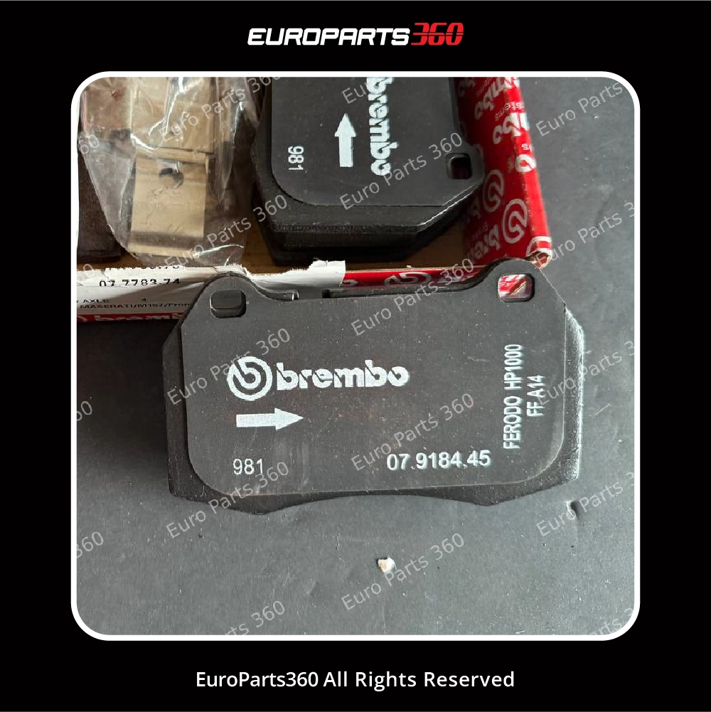 Maserati Quattroporte, GranTurismo Front Brake Pad Set (216226) 05-16 Europarts360
