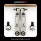 BMW i7 7 Series G70 Front Lower Control Arms Set 31106898553, 31106898554