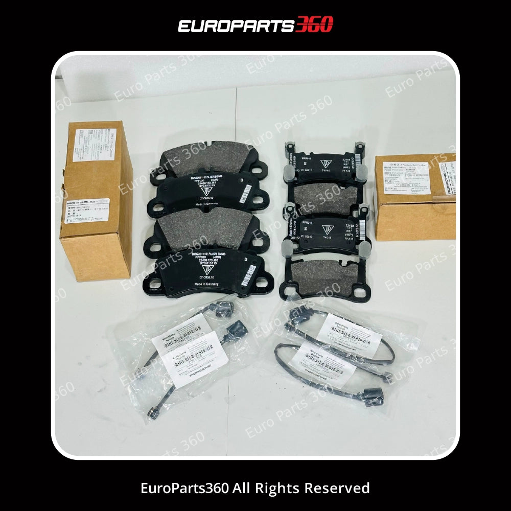 Porsche Cayenne 9Y0 Front & Rear Brake Pad Set with Sensors  9Y0698151A 9Y0698451AC