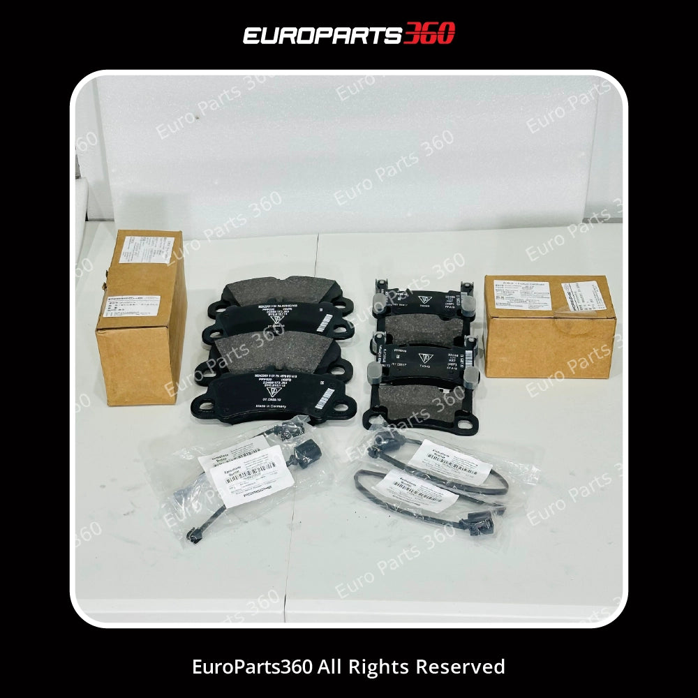 Porsche Cayenne 9Y0 Front & Rear Brake Pad Set with Sensors  9Y0698151A 9Y0698451AC