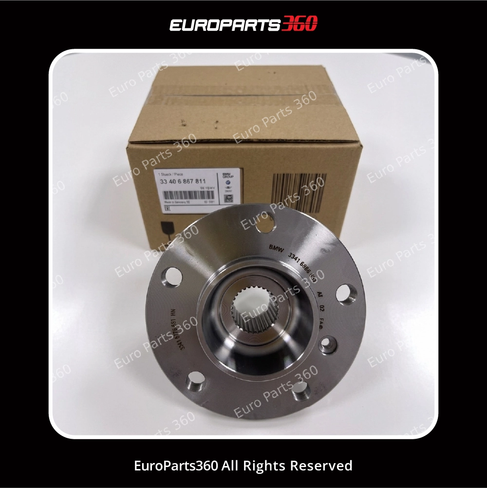 BMW X5 X6 Front & Rear Wheel Hub & Bearing 31226867809 33406867811 2006-2019 Europarts360