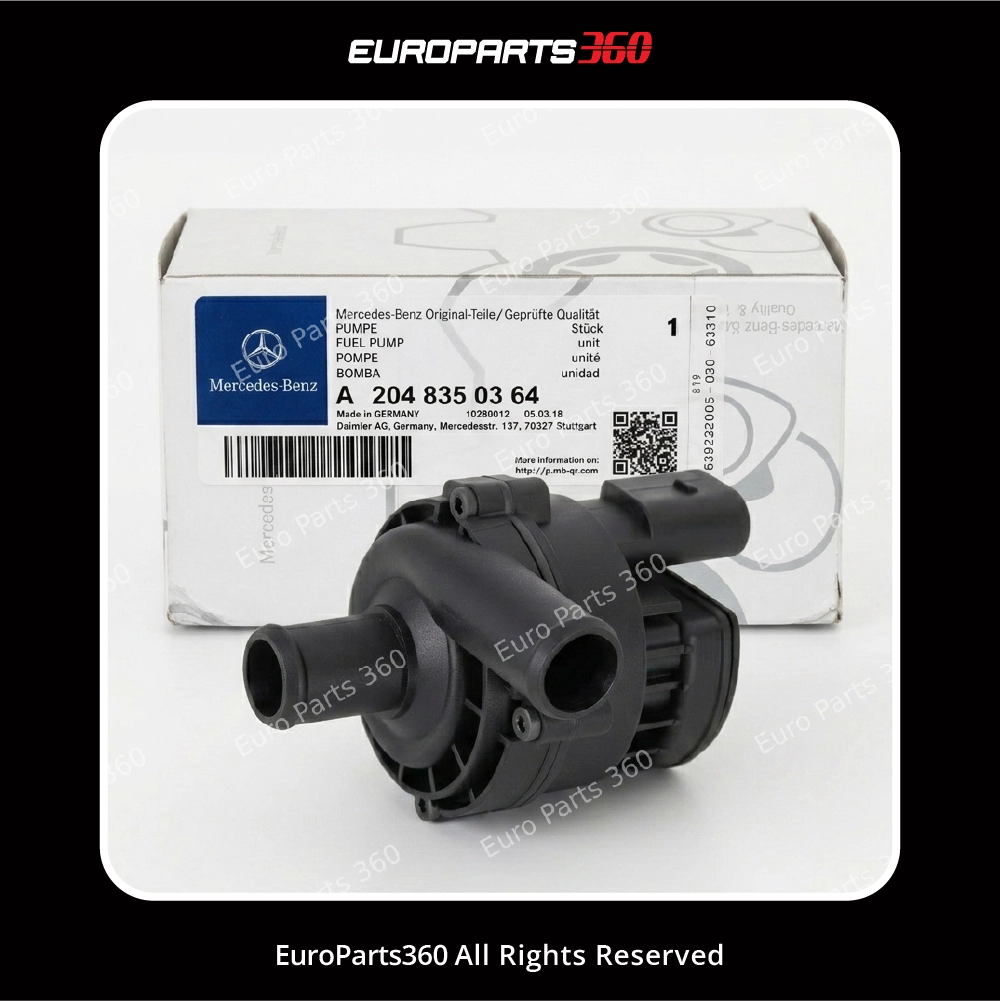 Mercedes A B C E Class GL SLK Auxiliary Water Pump A2048350364 (03-26) Europarts360