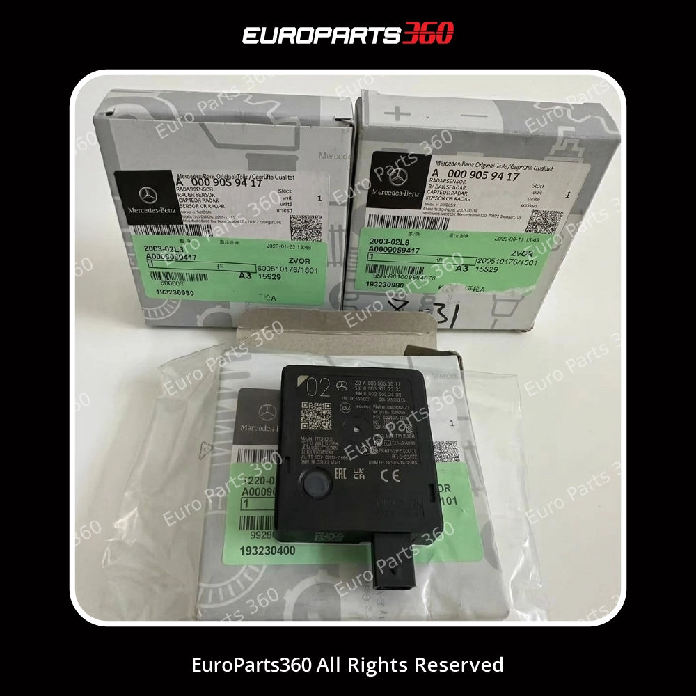 Mercedes-Benz EQS, S-Class Blind Spot Radar Sensor A0009059417 Europarts360