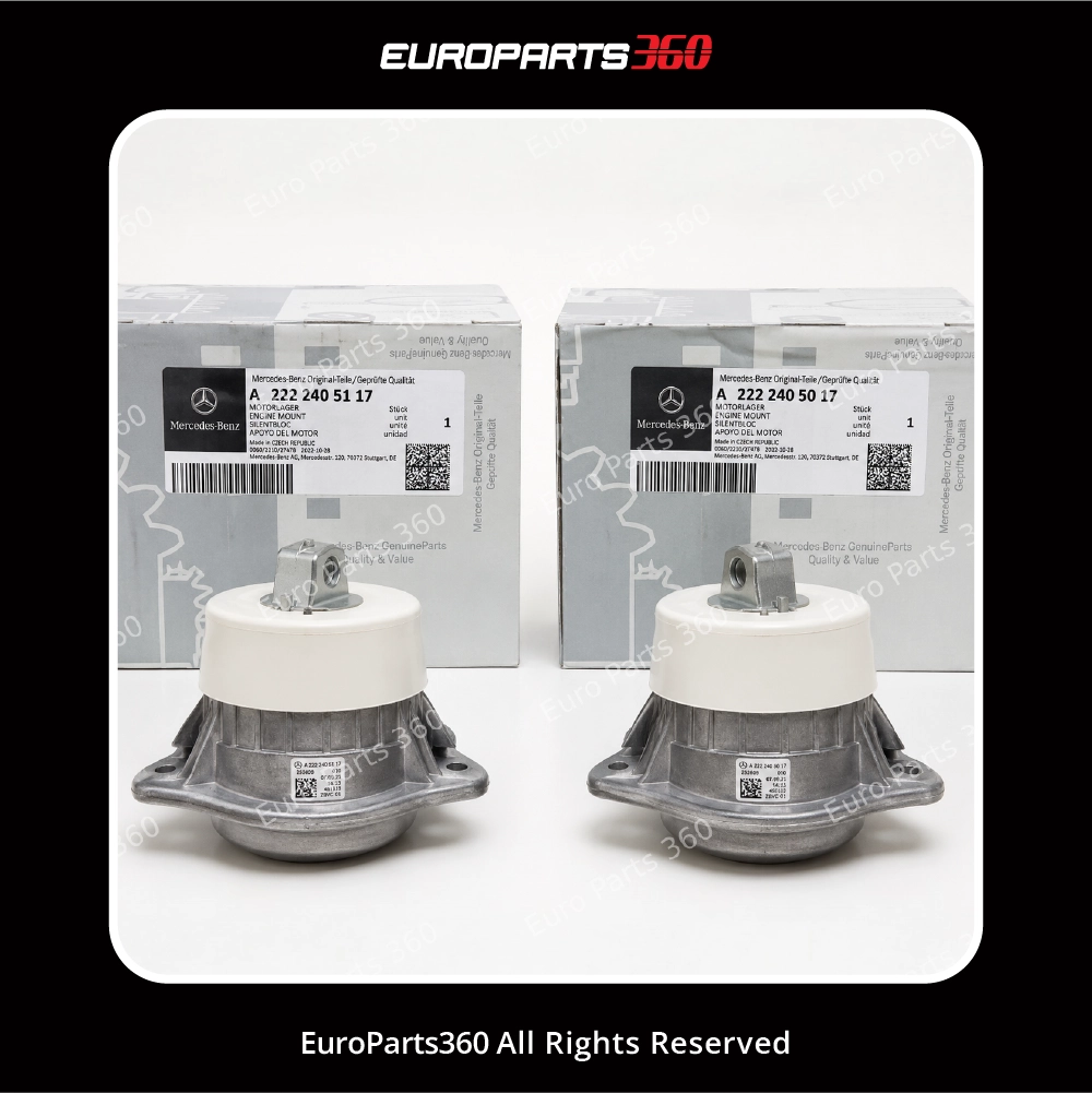 Mercedes-Benz Engine Mount Set (L&R) S550, S560, S600 A2222405017