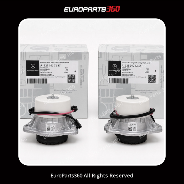 Mercedes-Benz S450 (W222) Engine Mount Set A2222407117 A2222407217 ...