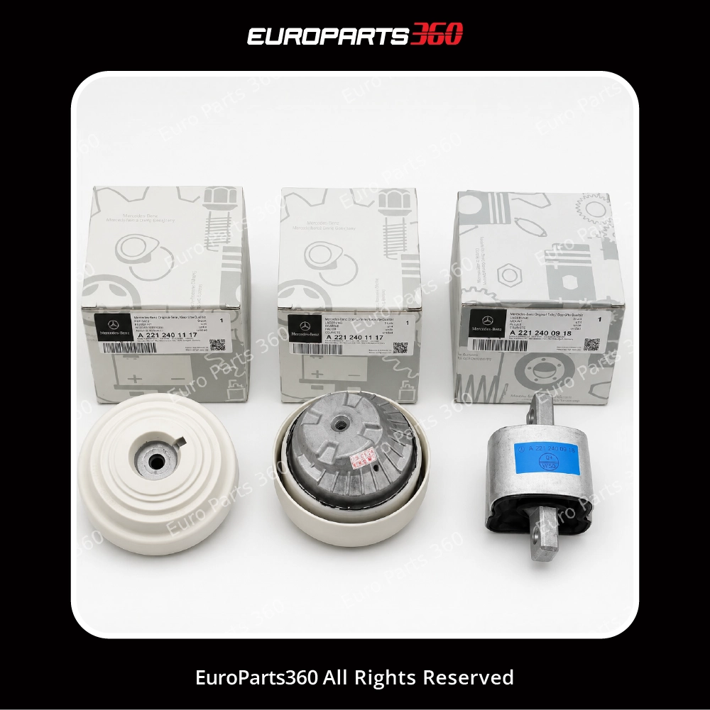 Mercedes S400 Engine & Transmission Mount Set A2212401117 A2212400918 Europarts360