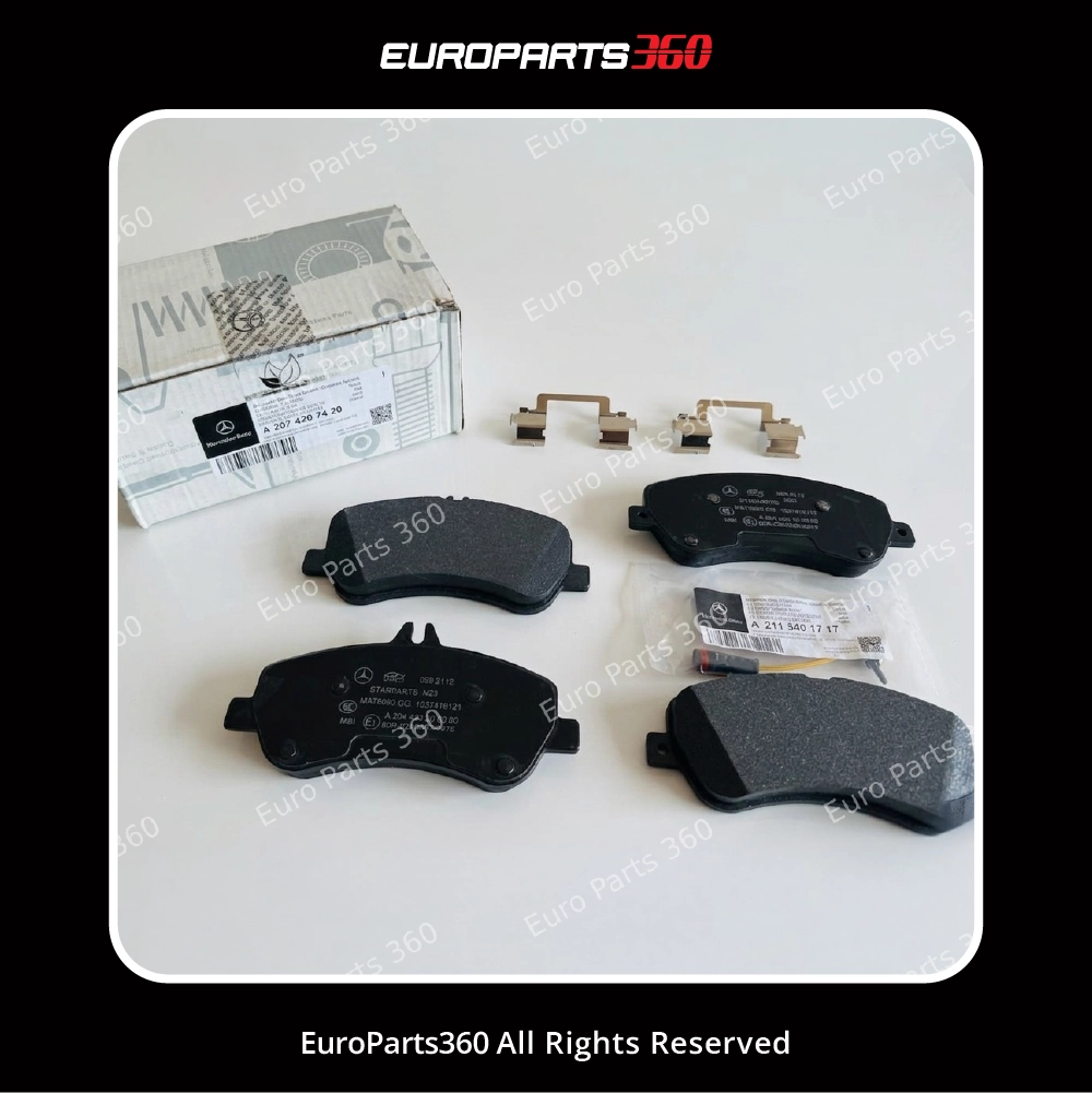 Mercedes-Benz GLK250 GLK350Front Brake Pad Set & Sensor A0074207420 Europarts360