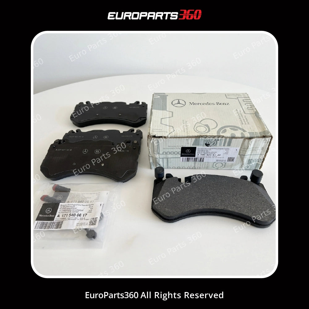 Mercedes G63, G65 AMG Front Brake Pad Set & Sensors A0084204120 90-21 Europarts360