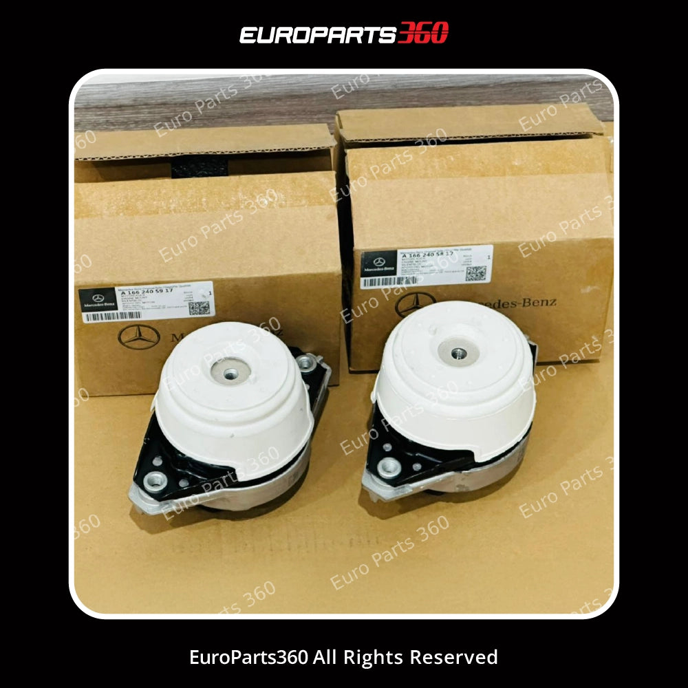 Mercedes-Benz ML, GL, GLE, GLS Engine Mount Set L & R A1662405817 A1662405917