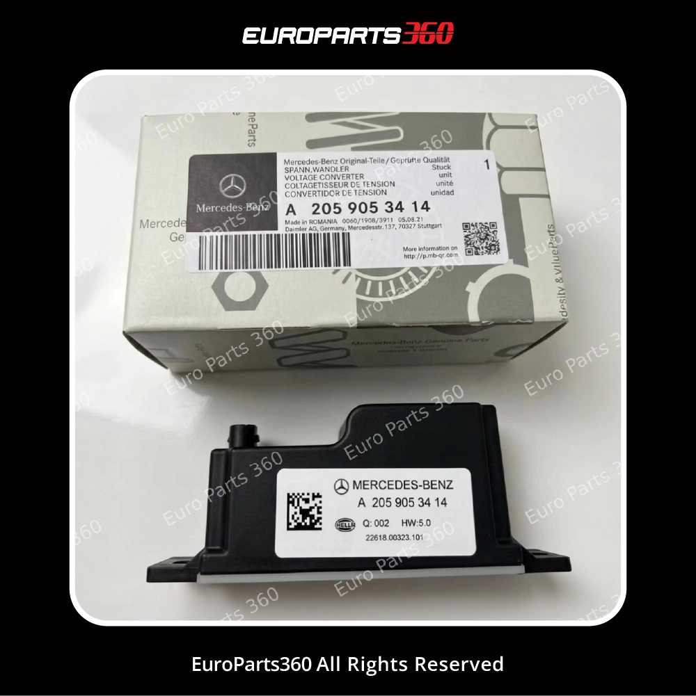 Mercedes-Benz Voltage Converter C-Class, E-Class, GLC  A2059053414 Europarts360