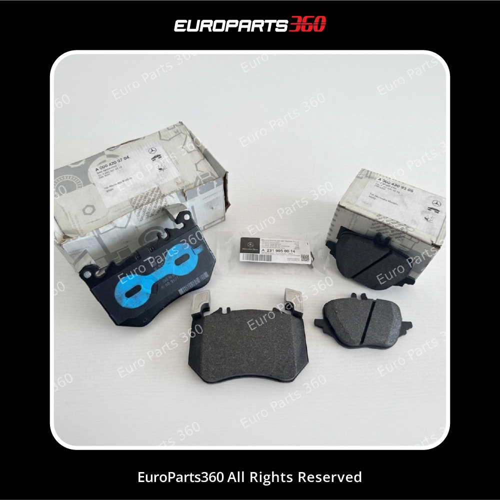 Mercedes Benz E C S M-Class Front & Rear Brake Pads With Sensor A0004200704, A0004209305